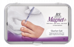 Nagelspangenkorrekturset Magnet + Starter mit Größe 16 bis 22 der Nagelspange gegen eingewachsener Zehennagel zum Kleben für Fußpflege, Kosmetik und Podologie